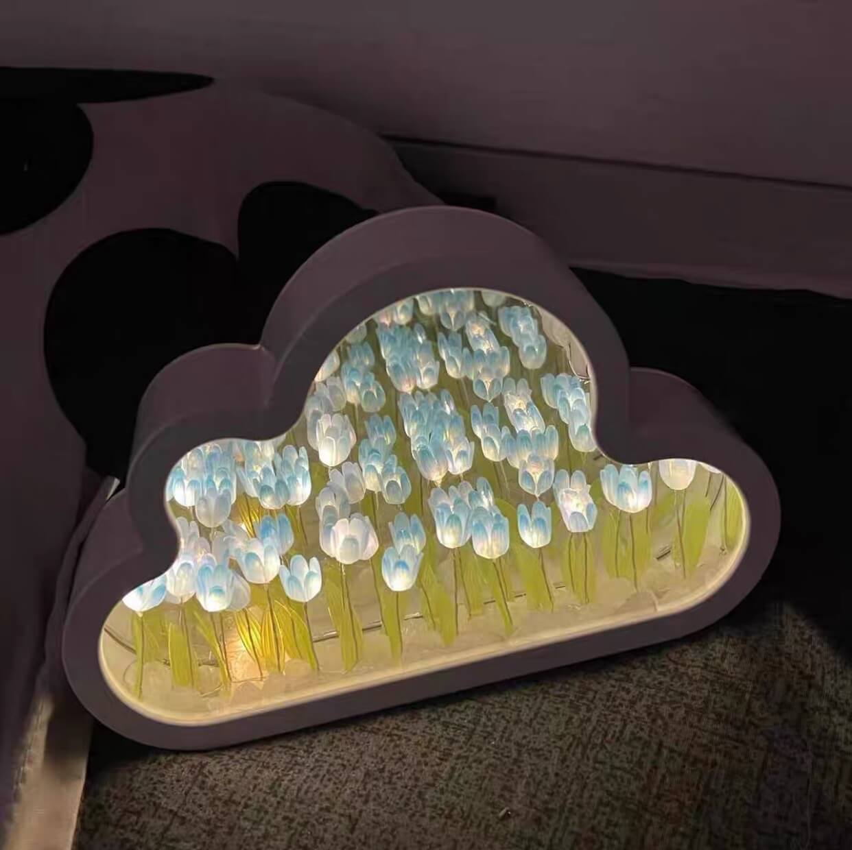 Cloud Infinity Mirror Night Light