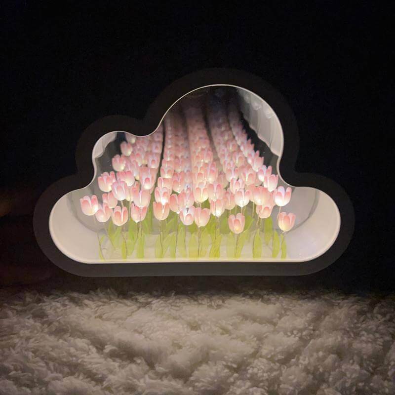 Cloud Infinity Mirror Night Light