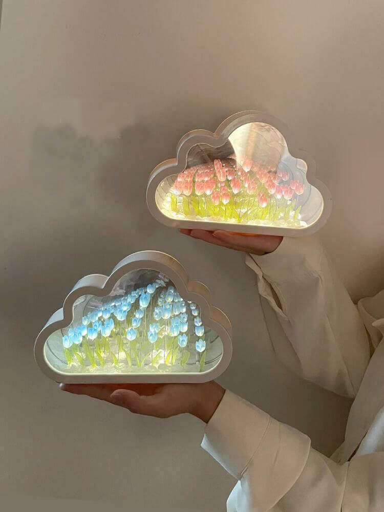 Cloud Infinity Mirror Night Light