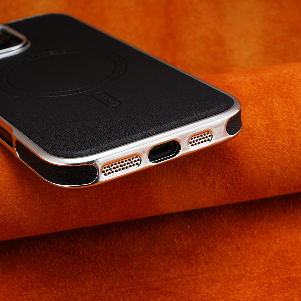 Luxury MagSafe Magnetic Leather Phone Case - Premium Soft Leather with Enhanced Grip