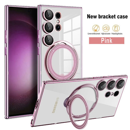 Invisible Bracket Transparent Magnetic Case