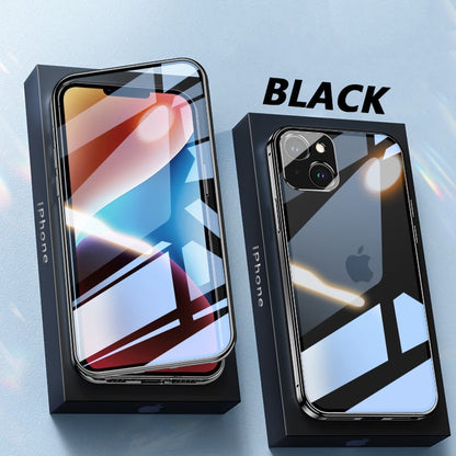 Magnetic Tempered Glass Double-sided Phone Case