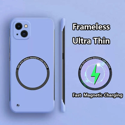 Frameless Matte Ultra Thin Magnetic Case for Phone