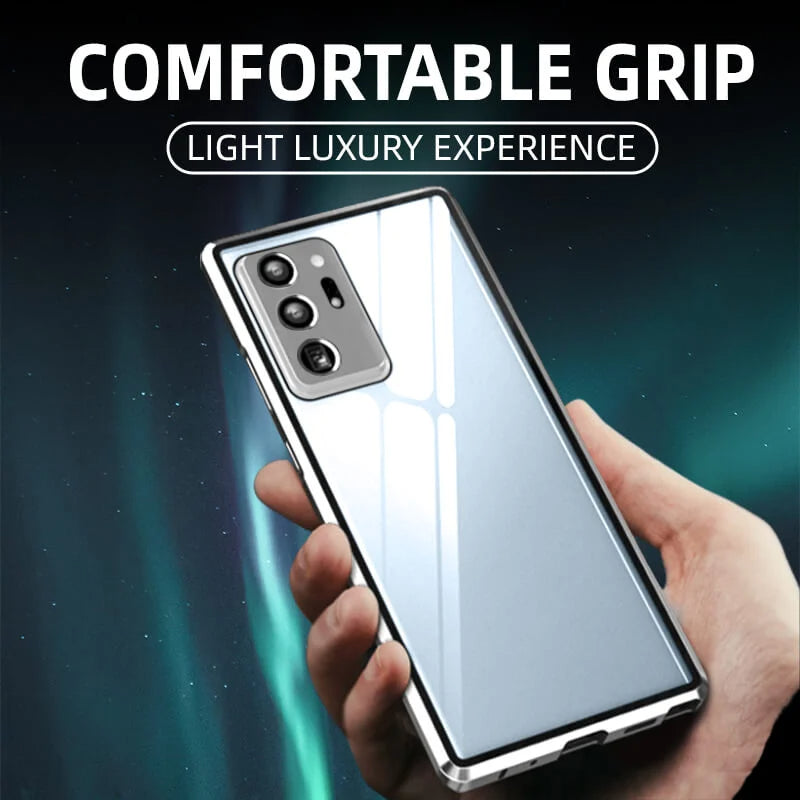 🔥 Magnetic Tempered Glass Double-sided Phone Case For Samsung