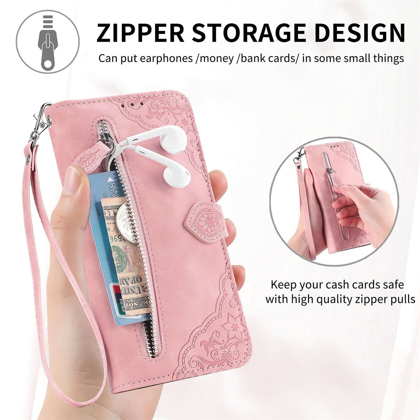 Versatile Elegance Wallet Flip Case for iPhone