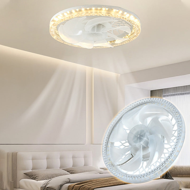 2-in-1 Quiet Adjustable Fan Light with Remote Control