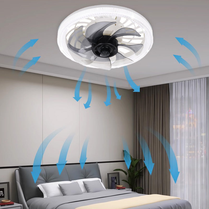 2-in-1 Quiet Adjustable Fan Light with Remote Control