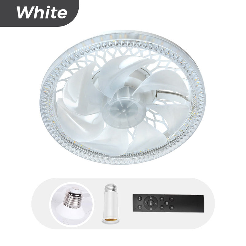 2-in-1 Quiet Adjustable Fan Light with Remote Control