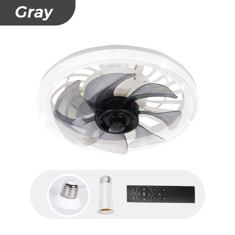 2-in-1 Quiet Adjustable Fan Light with Remote Control