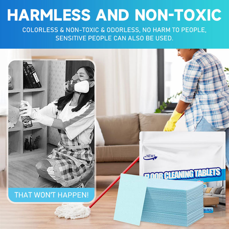 Decontamination and Fragrance Floor Cleaning Tablets