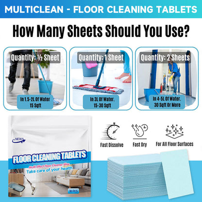 Decontamination and Fragrance Floor Cleaning Tablets